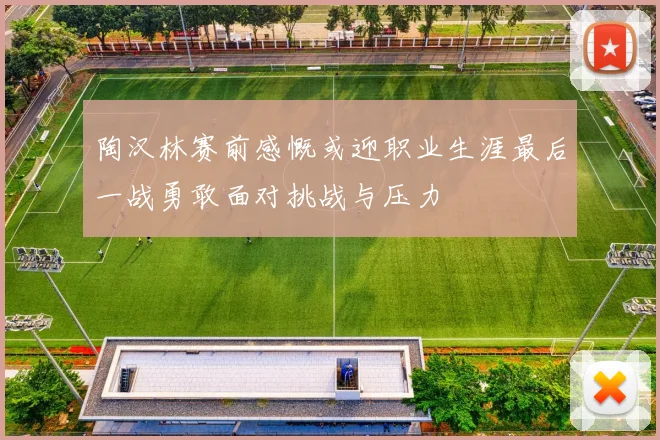陶汉林赛前感慨或迎职业生涯最后一战勇敢面对挑战与压力